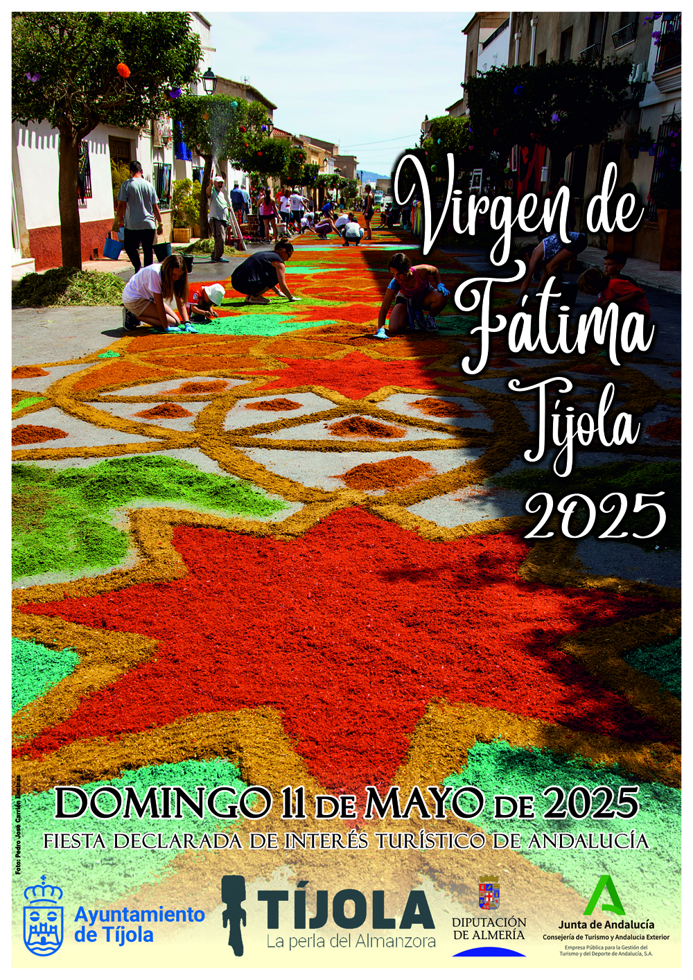 CARTEL OFICIAL VIRGEN DE FATIMA TIJOLA 2025